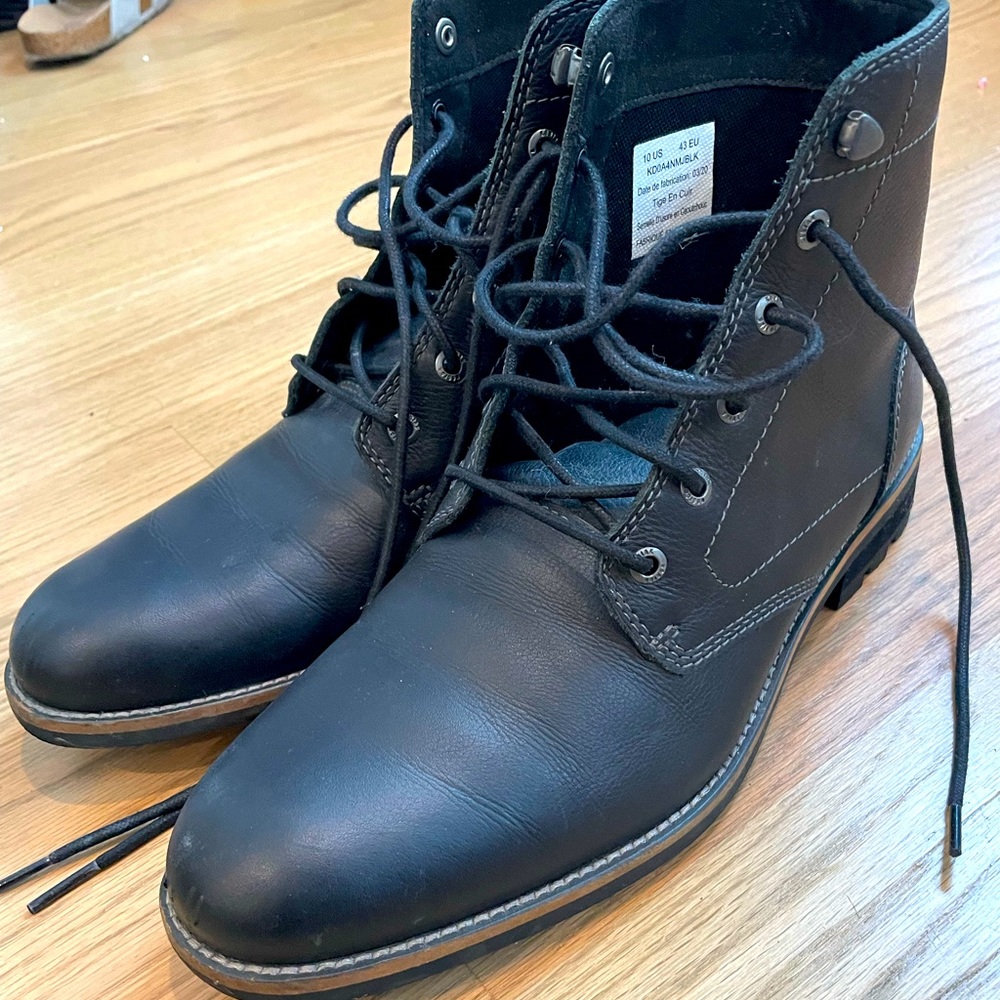 Kodiak Clayburn boots size 10 black leather